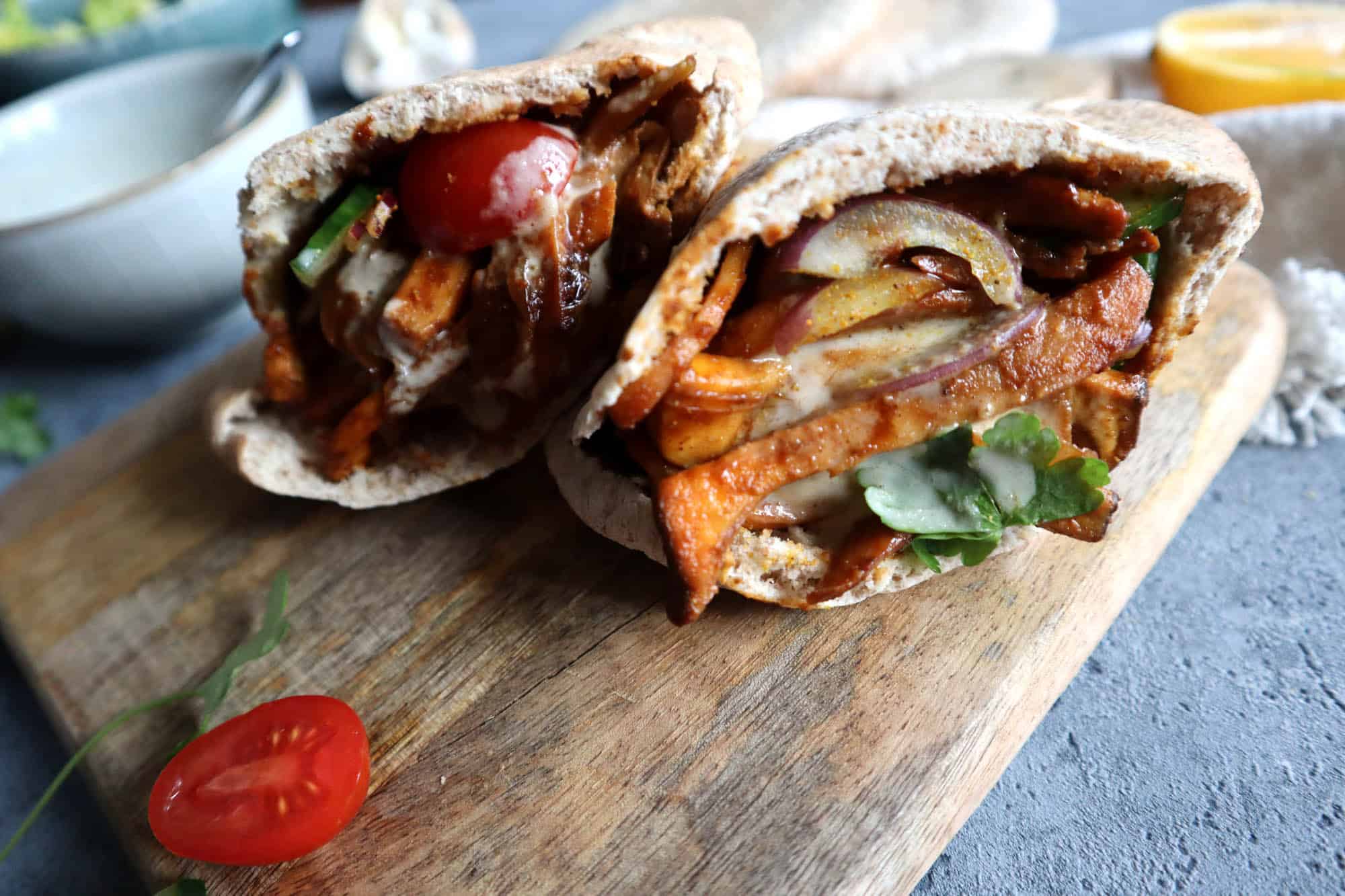 Vegan Shawarma Sandwicg