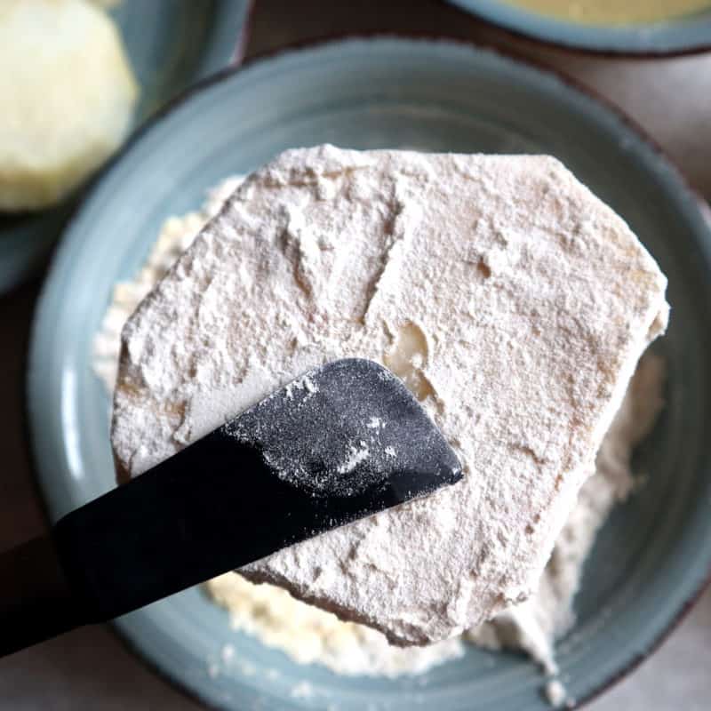 celery flour covered