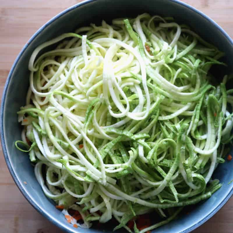 zucchini zoodles